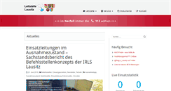 Desktop Screenshot of leitstelle-lausitz.de