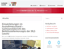 Tablet Screenshot of leitstelle-lausitz.de